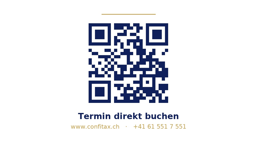 Visitenkarten – Rückseite mit QR-Code